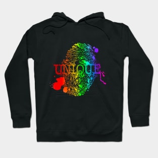 Unique Rainbow Thumbprint Hoodie